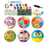 Générique Coffret de Peinture Football,Set de Peinture Créative 12 Couleurs Football | Jouet Éducatif Apprentissage pour Chambre Salon Salle De Classe Fête Anniversaire Nouvel an