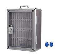 Générique Coffret de Rangement pour téléphone Portable, boîte de Rangement en Acrylique pour téléphone Portable, Support de Bureau, Fixation Murale, Coffre-Fort Multifonctionnel avec sécurité par Mot