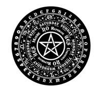 Générique Coffret Planche Pendule Divinatoire - Radiesthésie Énergie | Plateau Sorcière Pentagramme Séance Spiritisme Décoration Sacrée Kit Sorcellerie Cadeau Ésotérique Découverte Paranormal Rituel