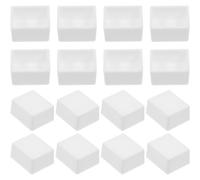 Générique Coffret Réutilisables et Faciles à Nettoyer pour 12 Demi Godets Aquarelle Vide en Plastique Abs pour Artistes et Étudiants en Peinture Aquarelle