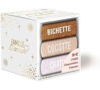 Générique Coffret trio chaussettes paillettes bichette