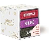 Générique Coffret trio chaussettes paillettes bombasse