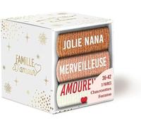 Générique Coffret trio chaussettes paillettes jolie nana