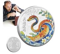 Générique Coin Annuelle De Chinois - Coin De De L'année Chinoise 2025, Pièces Commémoratives De, Monnaie De en Fer, Richesse Et Insigne Chanceux, pour La Prospérité Et