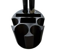 Générique Coin Holder For Car - 7.3 X 6cm Storage Lipstick Multi-layer Dividers, Change Organizer For Car For Auto Truck Front Seat Console Office Desk Vanity Bathroom Countertop