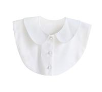 Générique Col Claudine Détachable Femme Blouse Mode Couleur Unie Faux Col Amovible Pour Décoration Idéal Pour Compléter Vos Tenues