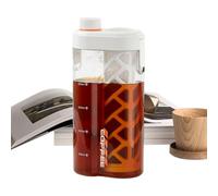 Générique Cold Brew Coffee Makers, Colds Java Tea Maker, 8.66 Inch 32oz Portable Leak Proof Bottle & 350 Mesh Fine Filter, Measurement Scale for Kitchen Outdoor Camping Flavored Drinks Home