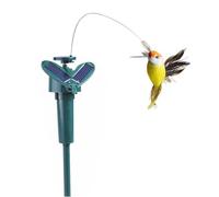 Générique Colibri Solaire - 13 * 8 * 8 Cm Solaration Colibri Flottant en ABS,Réaliste ColibriSolaire Dansants Volants Exterieur Jardin, Anti Mouche, Couleur Aléatoire,pour Jardin Et Patio