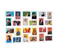 Générique Collage de Cadres Photo pour Photo de 24x(13x18 cm) Blanc MDF Maison & Jardin Décorations Cadres Photo (Poids 4.36KG)