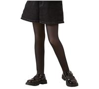 Générique Collant Polaire Fille Fausse transparence collant noir fille Thermique Extensibles à Double Doublure Collants Thermiques Scolaires Pour Les Âges De 6 À 15 Ans (6-9 Years)