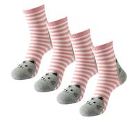 Générique Collants Opaques Noirs Plat chaussettes en laine chaussettes de randonnée chaudes thermiques chaussettes douces pour équipage confortable 2 paires Jaune Opaque (Pink, One Size)