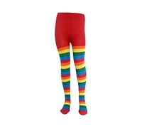 Générique Collants pour Filles Collants rayés pour Enfants Collants Longueur 69~72 cm Accessoire de déguisement sorcière thème fête Halloween (I, One Size)