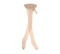 Générique Collants Ultra Fins pour Homme - Maille Ouverte, Brillants - Avec Housse de Pénis Ouverte/Fermée - Transparent - Long Legging de Compression - Sous-vêtements