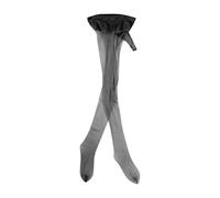 Générique Collants Ultra Fins pour Homme - Maille Ouverte, Brillants - Avec Housse de Pénis Ouverte/Fermée - Transparent - Long Legging de Compression - Sous-vêtements