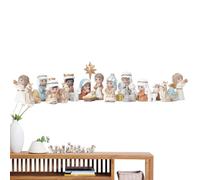 Générique Collectible Indoor Festive,Holy Family Jesus Manger Birth Figures - for Church School Porch Dining Table Mantel Children Adults