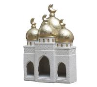 Générique Collection De Décorations Culturelles Islamiques, Figurine De Château De Style Moyen-Oriental, Sculpture De Château De Mosquée en Résine Décorative, Ornements De Modèles De Tour De Mosquée