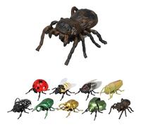 Générique Collection d'insectes interactifs réalistes - Coléoptères, Abeilles et coccinelles réalistes pour l'éveil des Enfants. Figurines d'insectes Mobiles à Remontoir pour Les (#D)