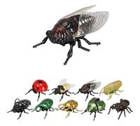 Générique Collection d'insectes interactifs réalistes - Coléoptères, Abeilles et coccinelles réalistes pour l'éveil des Enfants. Figurines d'insectes Mobiles à Remontoir pour Les (#B)