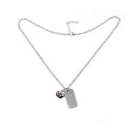 Générique Collier à assiettes carrées tendance, doté d ' un pendentif en forme de fruit Unique, artisanat en argent, collier à pendentif en argent