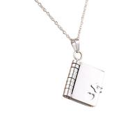 Générique Collier à breloques délicat en forme de cœur ouvert, bijoux en acier inoxydable anti-ternissement pour la Saint-Valentin ou la fête des mères, collier avec pendentif à message gravé