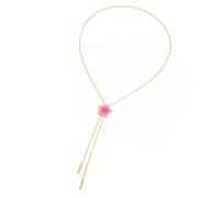 Générique Collier à motifs de fleurs tendance en alliage résistant | Collier de fleurs à la mode, chaîne en alliage résistant rayures, cadeaux portables pour la garde-robe des