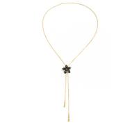 Générique Collier à motifs de fleurs tendance en alliage résistant | Collier de fleurs à la mode, chaîne en alliage résistant rayures, cadeaux portables pour la garde-robe des