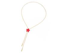 Générique Collier à motifs de fleurs tendance en alliage résistant | Collier de fleurs à la mode, chaîne en alliage résistant rayures, cadeaux portables pour la garde-robe des
