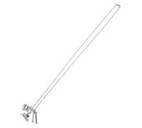 Générique Collier Acier Inoxydable Forme De Batterie De Musique Pour Amateurs De Musique Bijoux De Batteur Uniques Pour Hommes Et Femmes Accessoire De Vie Et Performances