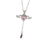 Générique Collier aile avec accessoire de mode Kirsite | Accessoire de cou Kirsite élégant de qualité supérieure, idéal pour les cadeaux et les fêtes, adapté à diverses