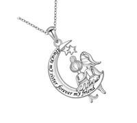 Générique Collier arbre de inspiré des zodiaques, pendentif réglable en forme de cœur et de lune, bijoux pour cadeaux d ' anniversaire de mère, collier unique en forme de de cœur