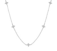 Générique Collier avec pendentif à breloque plaqué or 14 carats avec zircone cubique pour, bijoux élégants
