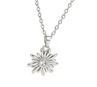 Générique Collier avec Pendentif Fleur Plaqué Élégant et Esthétique