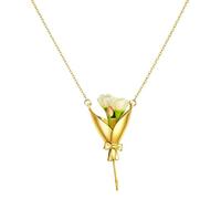 Générique Collier Bouquet Pendentif Bouquet Floral Tendance