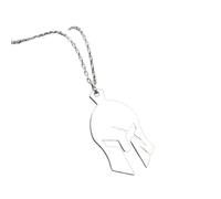 Générique Collier casque de gladiateur Pendentif guerrier Chevalier spartiate Mythologie grecque Collier viking