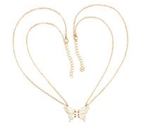 Générique Collier Couple Pendentif Collier, chaîne de clavicule, carte d'amitié, bon, de jeu d'aimants (WH1, One Size)