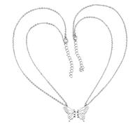 Générique Collier Couple Pendentif Collier, chaîne de clavicule, carte d'amitié, bon, de jeu d'aimants (WH2, One Size)