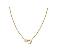 Générique Collier Couple Saint Valentin Colliers délicats en or avec initiales pour femmes, colliers en or pour femmes, avec initiales de l'alphabet O adolescentes. (Gold, 50cm)