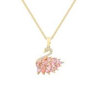 Générique Collier Cygne - Design Élégant Pendentif Acier Titane