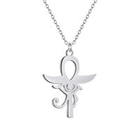 Générique Collier d’amulette égyptienne en croix d’ankh e la vie, crucifix pendentif, collier femmes