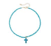 Générique Collier de croix de triangulaire design compact, idéal pour une coordination harmonieuse des tenues et des événements sociaux