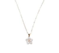 Générique Collier de fleurs de cerises, chaîne en alliage moderne, bijoux, longueur réglable pour superposition et combinaisons de tenues élégantes, collier à la mode