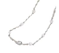 Générique Collier de perles et de zircons créatifs et élégants qui dégagent des designs élégants et cool, accessoire portable pour les créateurs de tendances, collier d ' événements sociaux