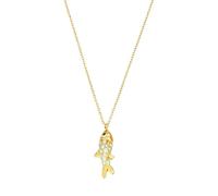 Générique Collier de poisson à la mode avec perles, gouttelettes d ' huile, modèles portables, collier de poisson en acier inoxydable