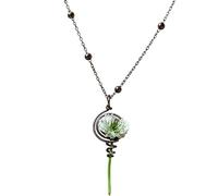 Générique Collier De Porte-fleur Sauvage, Bricolage Mini Bouquet Holder Collier, Design Unique Fleur Vase Colliers, Pendentif De Conteneur Floral Pour Les Femmes, Bijoux Botaniques Portables