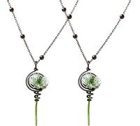 Générique Collier De Porte-fleur Sauvage, Bricolage Mini Bouquet Holder Collier, Design Unique Fleur Vase Colliers, Pendentif De Conteneur Floral Pour Les Femmes, Bijoux Botaniques Portables