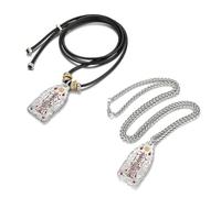 Générique Collier de protection taoïste avec bénédiction, collier Feng Shui spirituel et de prospérité pour hommes et femmes, bijou talisman taoïste porte-bonheur, énergie positive et paix (Mix)