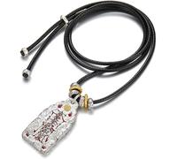 Générique Collier de protection taoïste avec bénédiction, collier Feng Shui spirituel et de prospérité pour hommes et femmes, bijou talisman taoïste porte-bonheur, énergie positive et paix