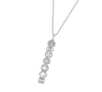 Générique Collier de Yoga spirituel avec amulette 7 Chakras, accessoires de chaîne en acier inoxydable, collier de Yoga en acier inoxydable