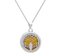 Générique Collier diffuseur de parfums arbres de, collier de moderne avec pendentif arbres de, artisanat en acier inoxydable, pendentif parfumé