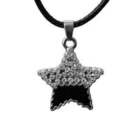 Générique Collier en alliage à la mode, breloque, chaînes de clavicule, corde en cuir polyvalente, accessoire bijoux pour femmes passionnées de mode